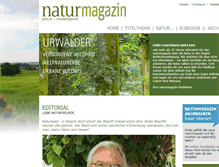 Tablet Screenshot of naturmagazin.info